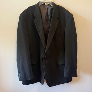 Jos. A. Bank Camel Hair Blazer – Black – Men’s 50L
